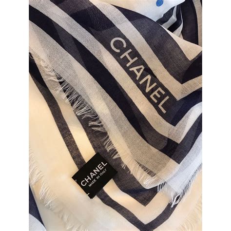 chanel wool scarves|chanel price of women scarf.